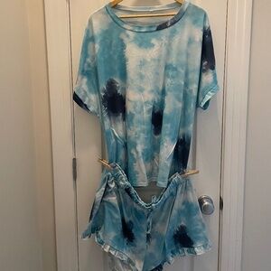 Matching Set Tie Dye Pajamas